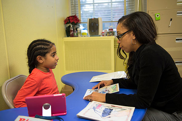 Gersh Academy Speech Therapist Working With a Student