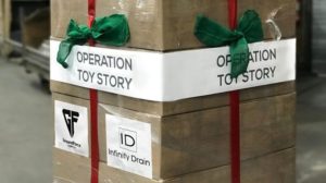 Box of Toys to be Shipped Down to Children in Puerto Rico after Hurricane