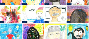 Snapshot of Art Pieces Gersh Academy Students Made