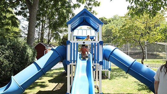 Blue Playground on the West Hills Campus