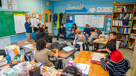 Gersh Academy High School Teacher Instructing a Collaborative Classroom